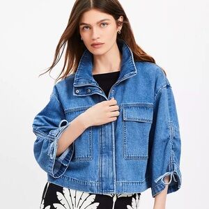 LOFT Classic Blue Jean Jacket